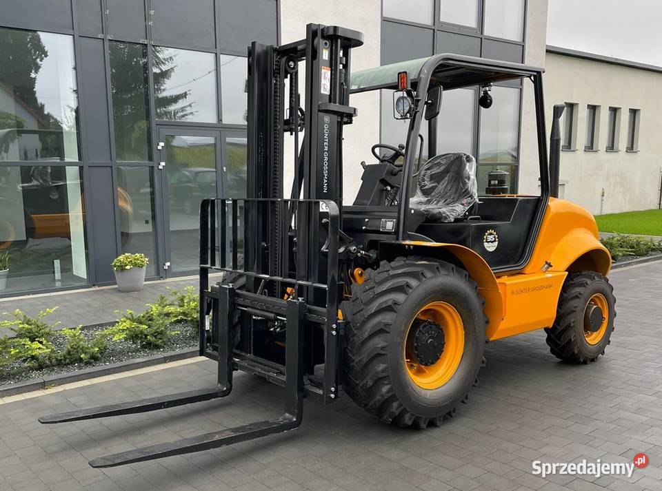 35T Nowy Terenowy Wózek Widłowy 4x4 duplex diesel Wózki widłowe Lidzbark