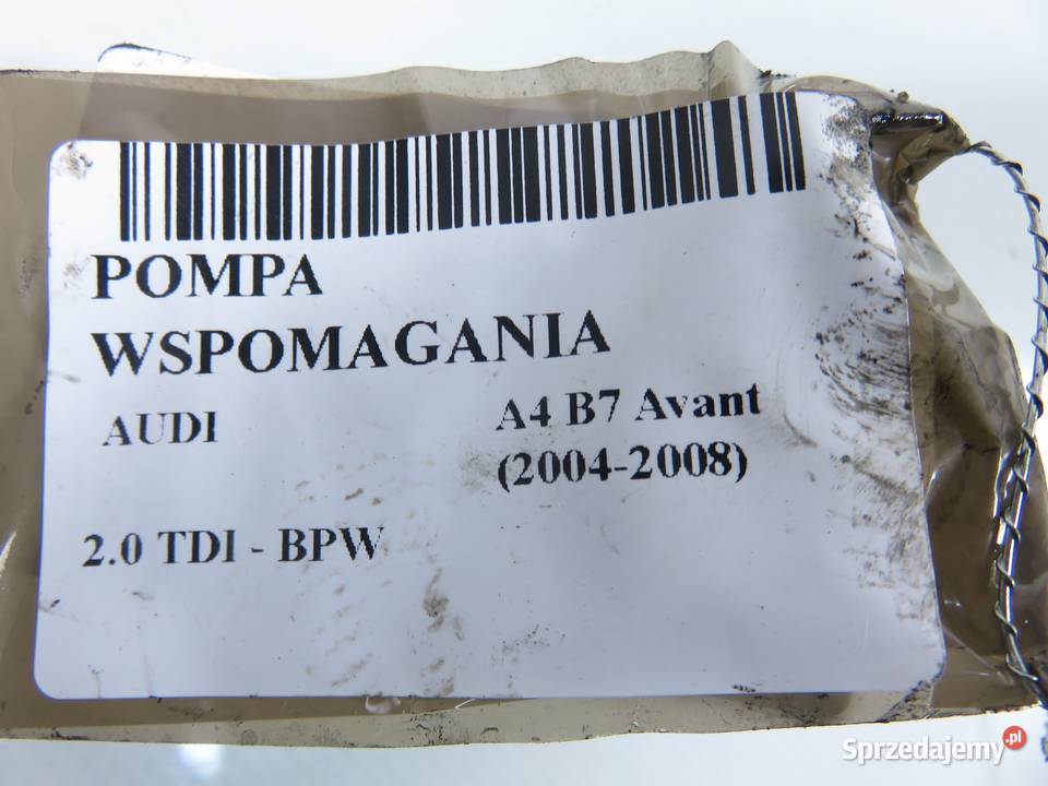 POMPA WSPOMAGANIA AUDI A4 B7 20 TDI 8E0145155N