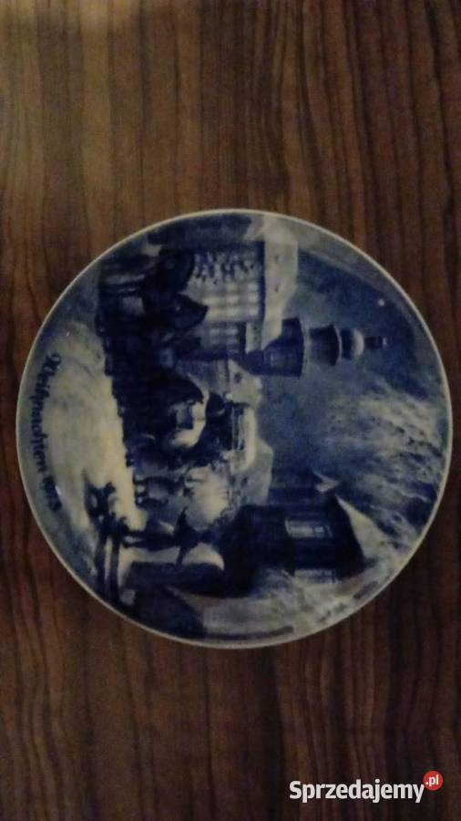 Talerze zdobione Motyw zima Lublin