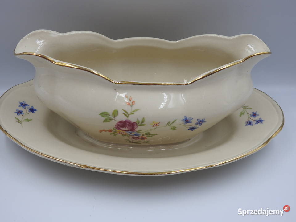 Piękna sosjerka z porcelany Chodzież lata 60 te Inowrocław sprzedam