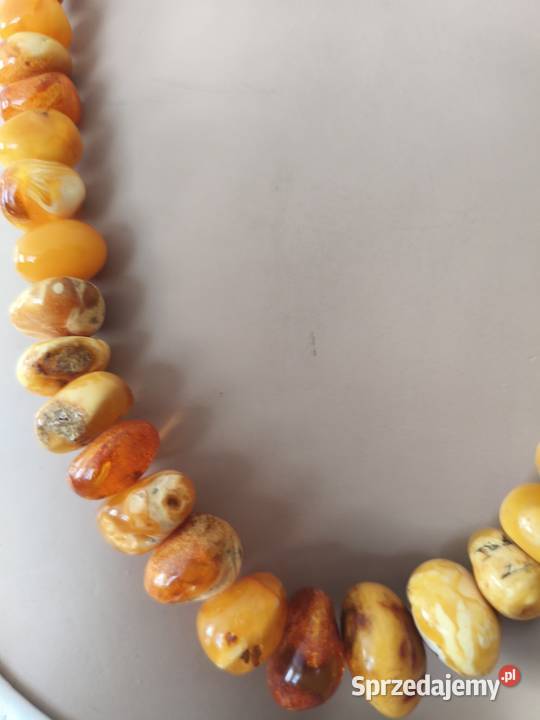 Naszyjnik Bursztyn Vintage