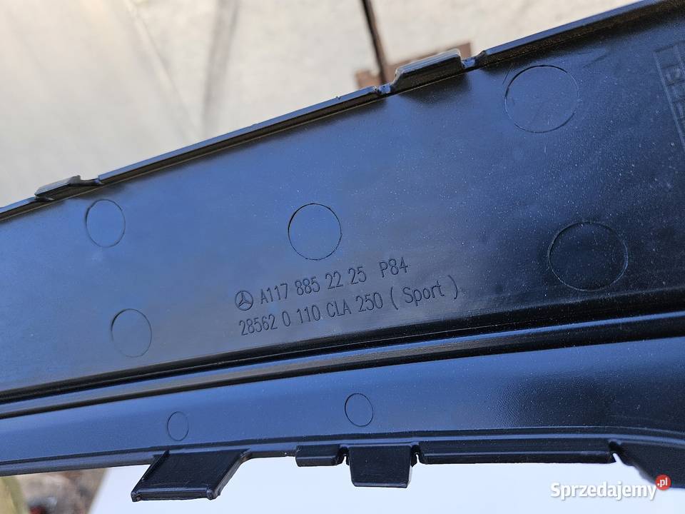 MERCEDES CLA W117 SPOILER DYFUZOR ZDERZAKA TYŁ Listwy i nakładki Międzychód