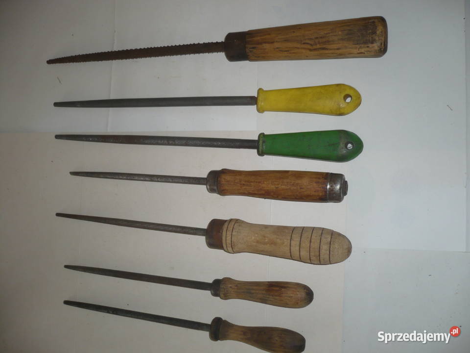 Pilniki okrągłe i trójkątne nowe i używane