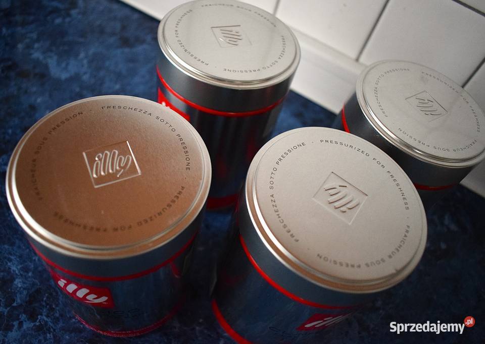 Puszki metalowe zakręcane kawie solidne 4 sztuki kujawsko-pomorskie Chełmno