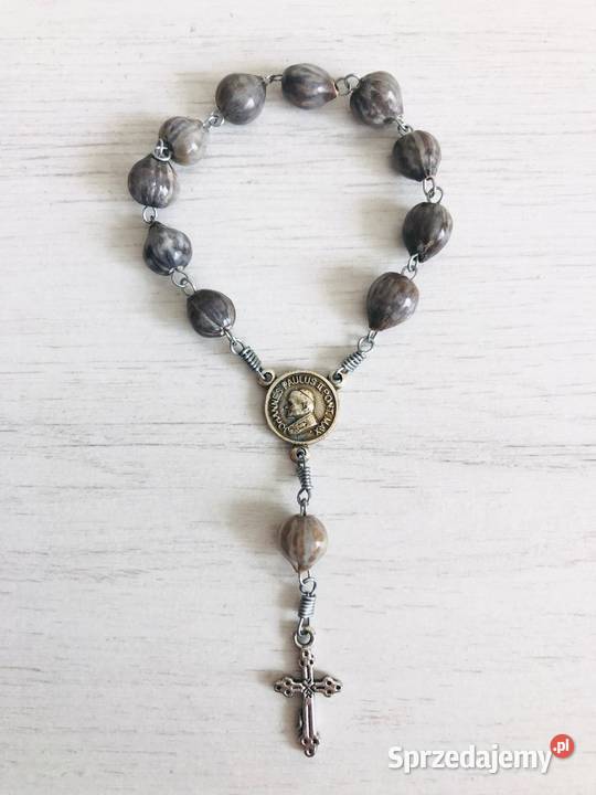 NOWY różaniec dziesiątka szary łódzkie Łódź sprzedam