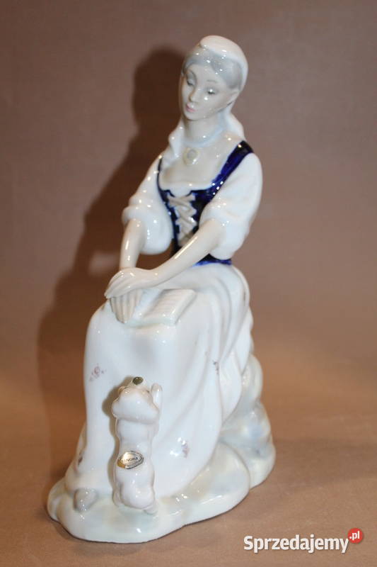 Figurka kobiety z psem Tengra 1042 Szczecin