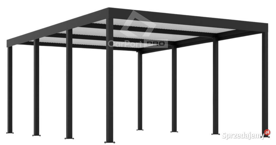 CarPort PREMIUM Wiata samochodowa 5x5 Antracyt małopolskie
