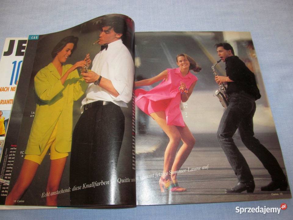 Carina Burda 61992 Moda młodzieżowa z wykrojami Czasopisma Skępe