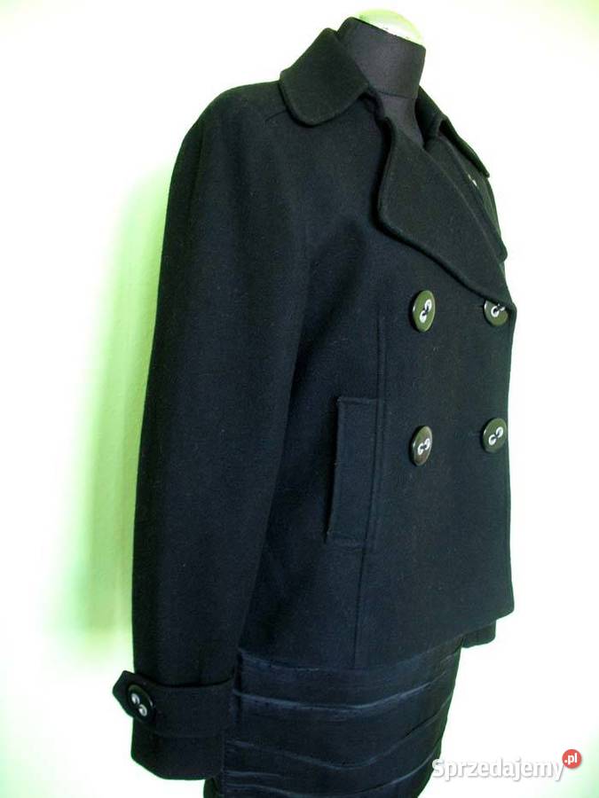 Kurtka Damska z flauszu 44 2XL biust 109 Czarna