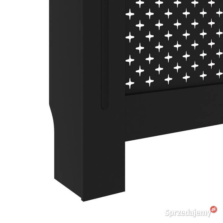 Osłona na kaloryfer czarna 152x19x815 MDF Warszawa