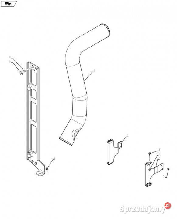 Holland T6090 Rurka 84376230 wielkopolskie