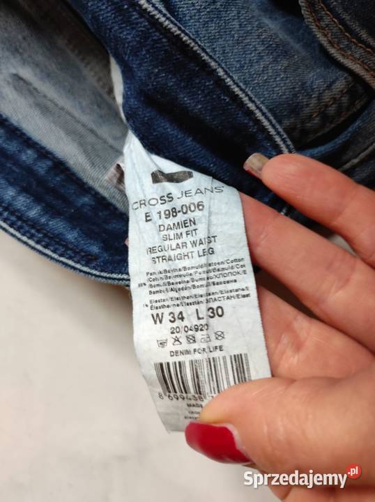 Cross jeans denim spodnie dżinsowe dżinsy casual Kielce