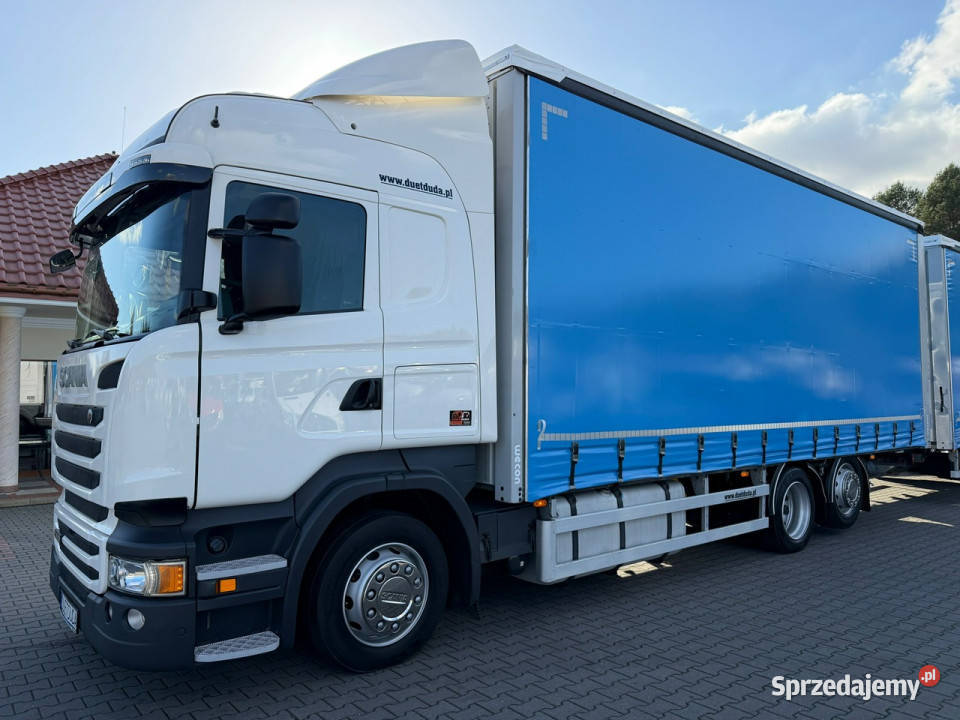 Scania R410 bez EGR Zabudowy Wecon 120m Dach intarder Widełki