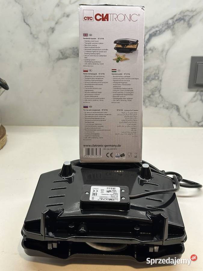 Opiekacz sandwicz toster Clatronic Łódź