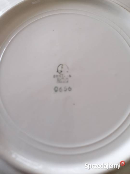 Lubiana oryginalny talerz obiadowy z PRLŚrednica Talerze i talerzyki łódzkie