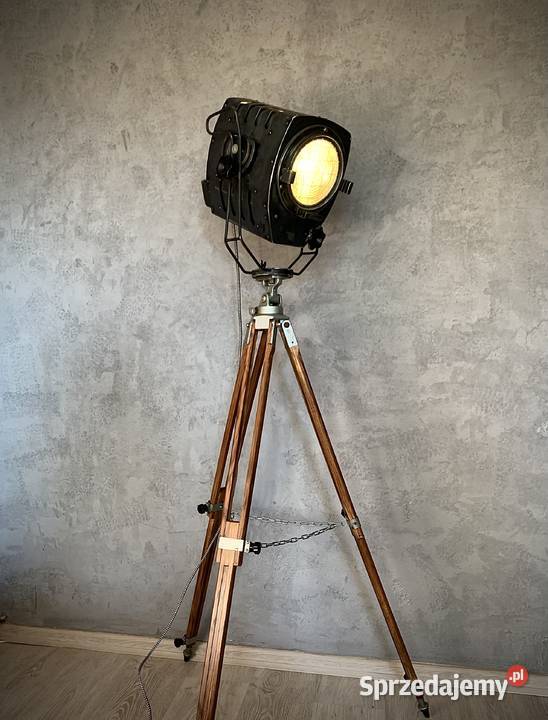 Lampa loft lata 70 TEATR PRL ORYGINAŁ Poznań