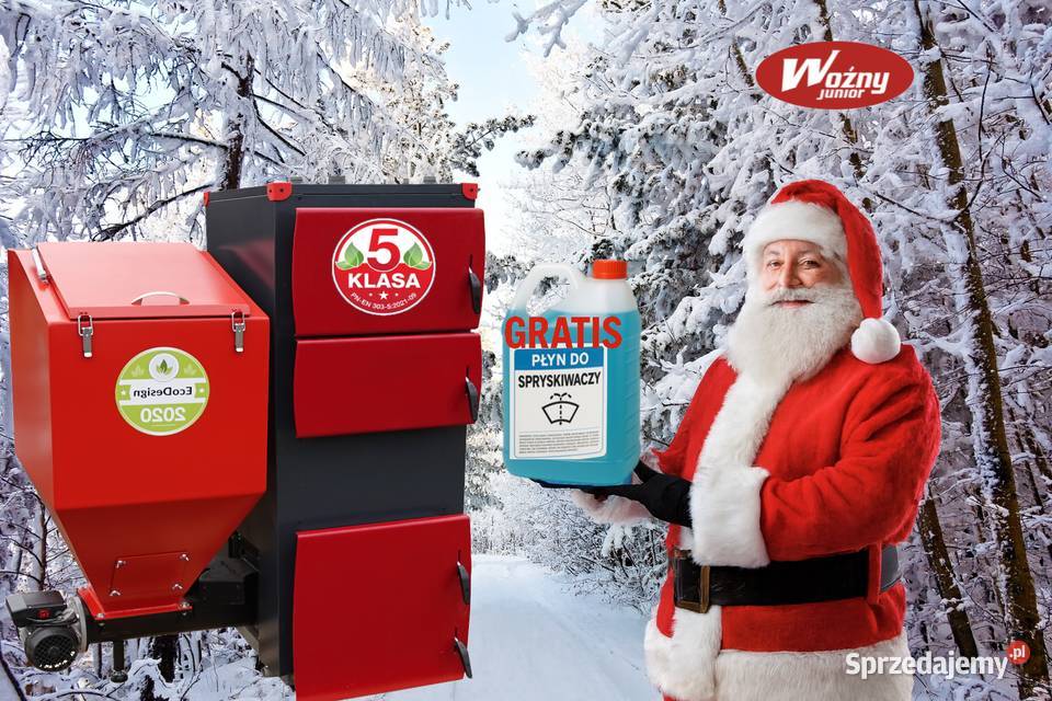 Kocioł c.o. na ekogroszek kotły z podajnikiem piece 5 klasy 15 kW +GRATIS Leszno