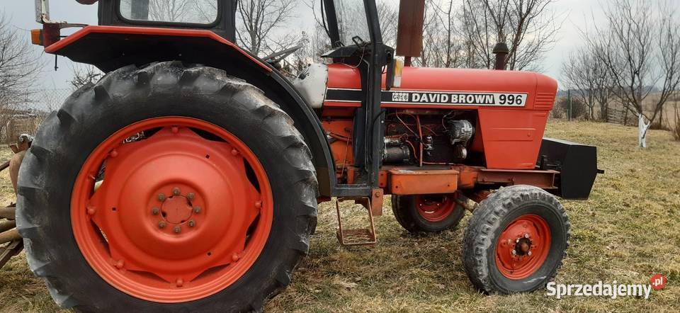 Ciągnik rolniczy David Brown 996 zarejestrowany Skrzynia biegów Manualna Frączki