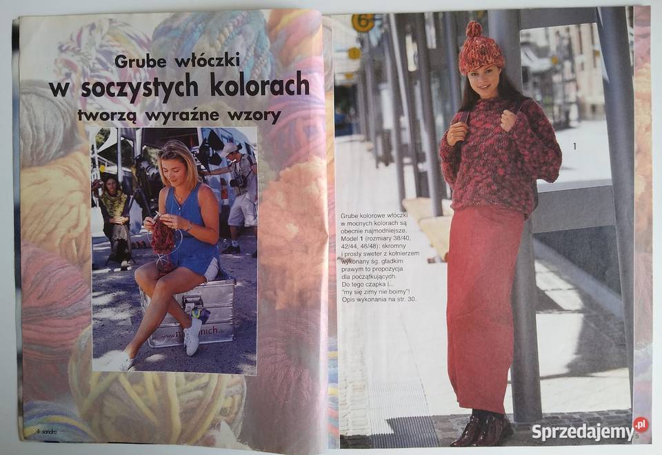 Modne Dzianiny Sandra 112000 Rok wydania 2000 Gdańsk sprzedam