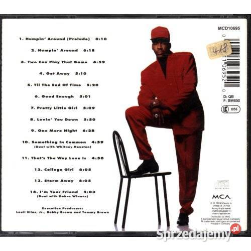 Bobby Brown Bobby CD Oryginalne Wydanie MCA