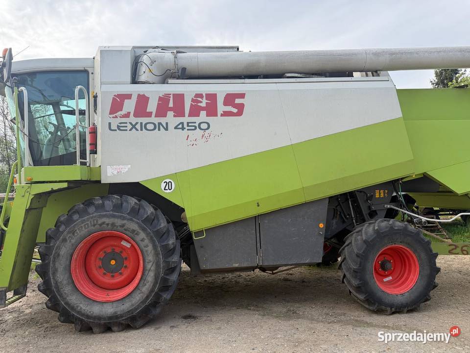Claas Lexion 450 Evo heder 75m dolnośląskie Nowa Ruda