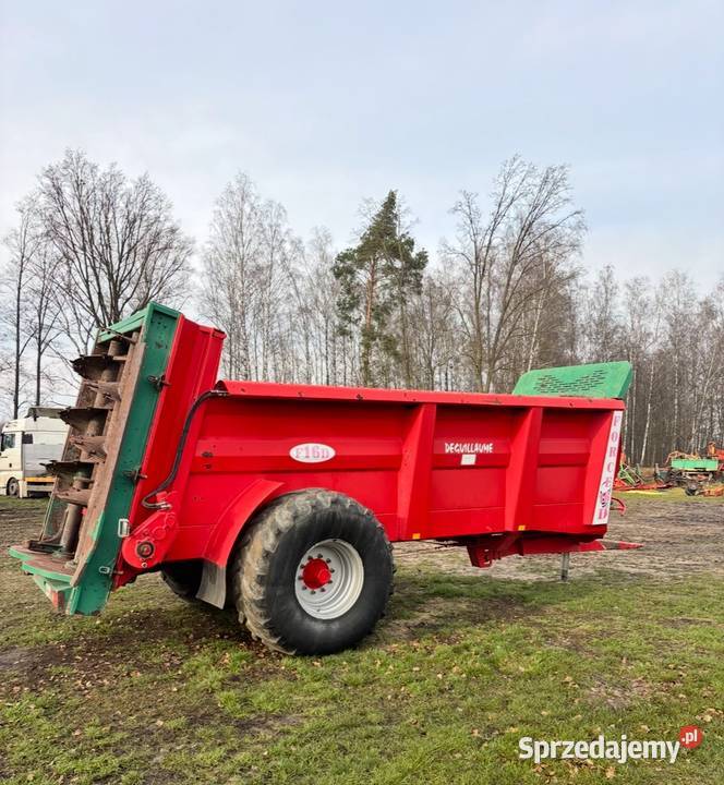 Rozrzutnik obornika Deguillaume Force 16 D 2016r mazowieckie Myszyniec