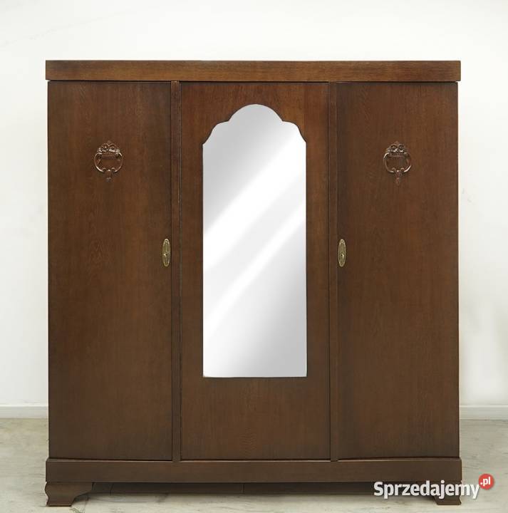 Dębowa szafagarderoba w stylu secesyjnym lata