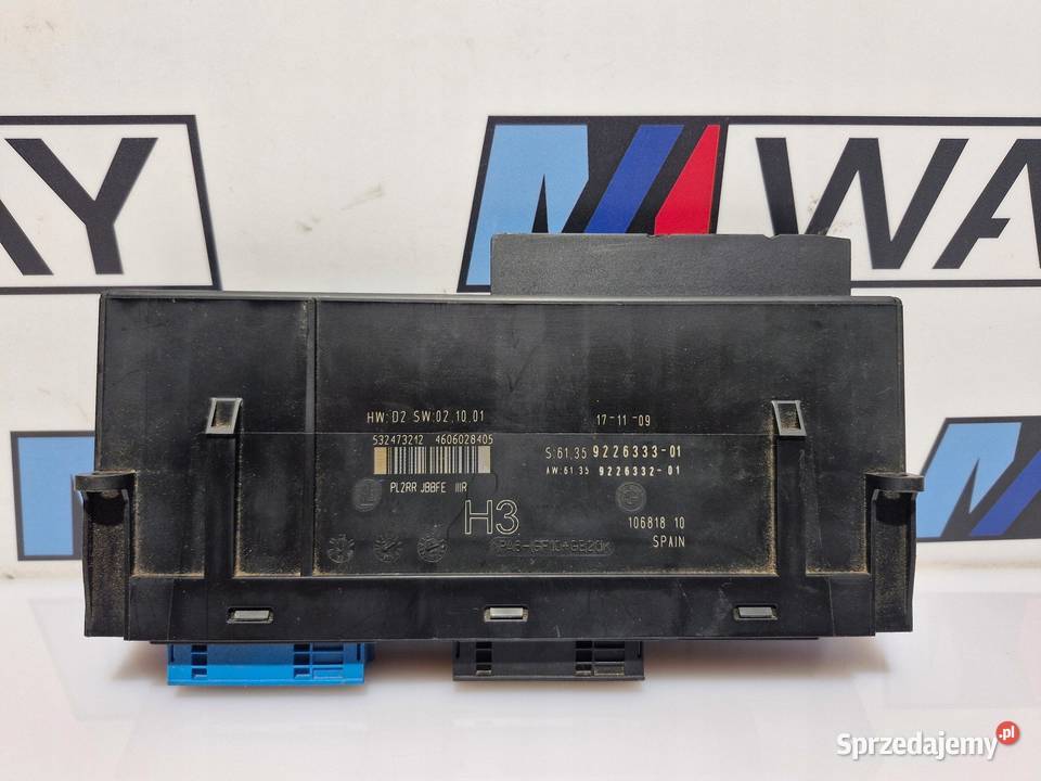 BMW E90 E92 E93 MODUŁ STEROWNIK KOMFORTU H3 2RR osobowe sprzedam