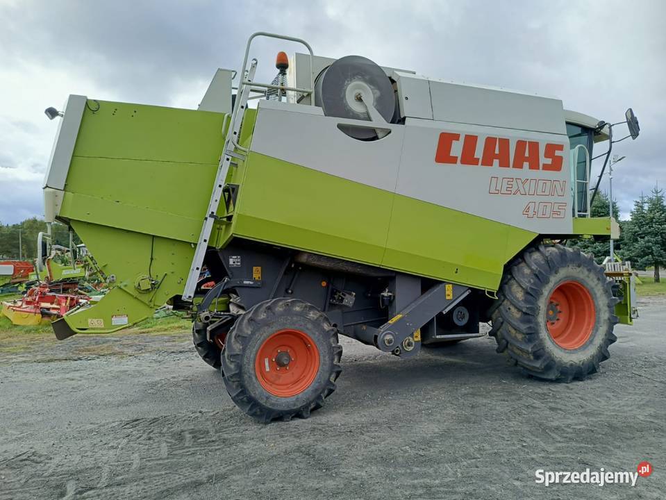 Claas Lexion 405 99 r Heder C450 z Sprowadzony Wózek do header'a