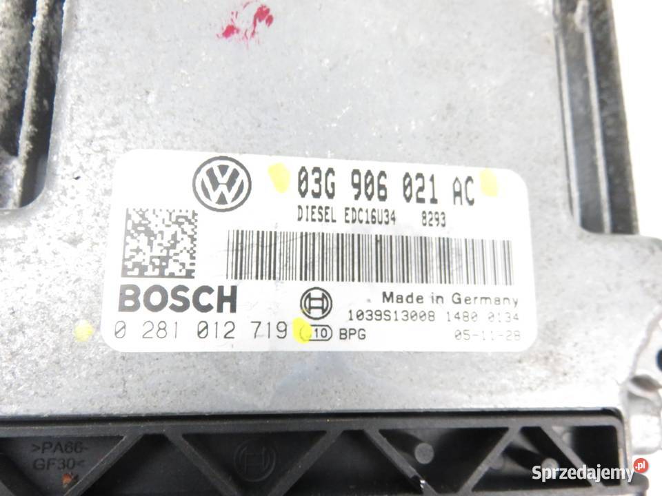 STEROWNIK VW PASSAT B6 20 TDI 03G906021AC osobowe