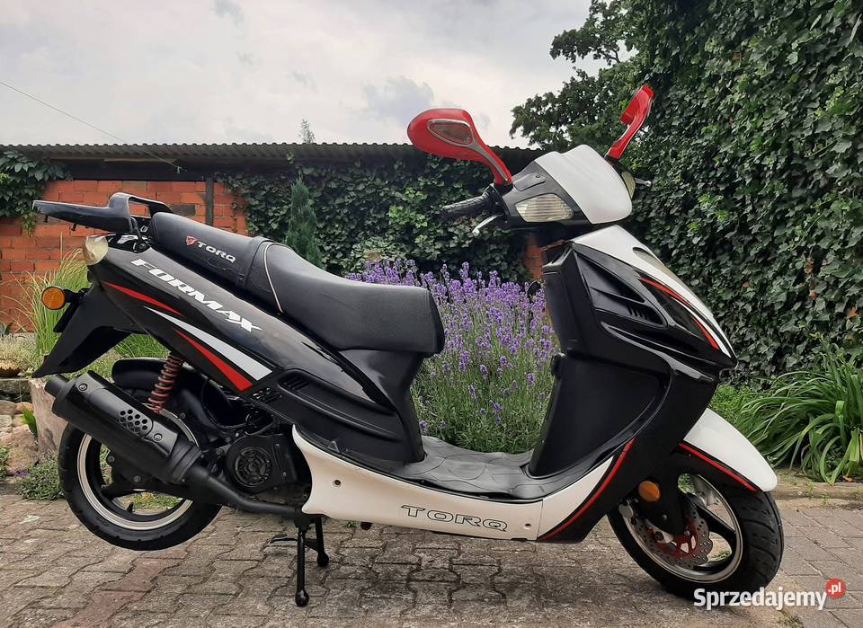 Zadbany duży skuter Torq Formax 50 4t 2017r 1wł Tuczno