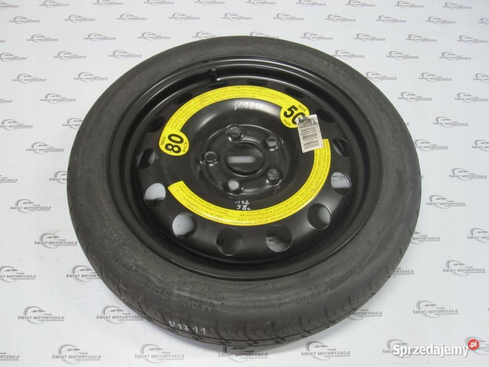 VW GOLF AUDI SEAT ALTEA koło dojazdowe 1257016 sprzedam