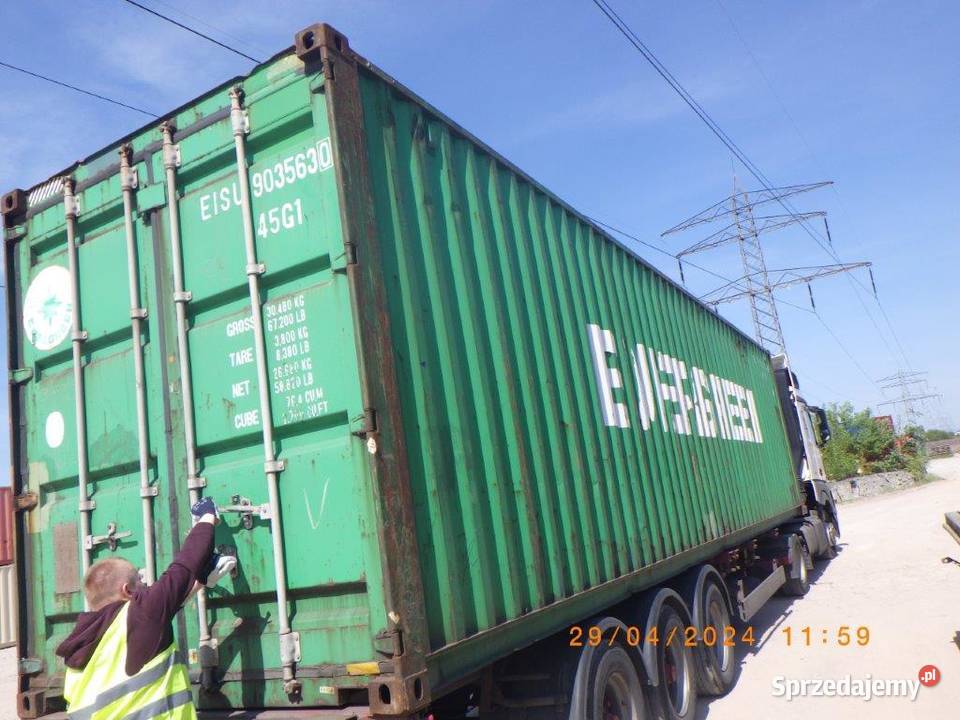 Kontener morski magazynowy budowlany 40 HC CARGO Łańcut sprzedam