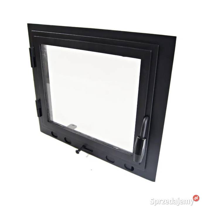 Drzwiczki z szybą do kominka DRZWI DO KOMINKA Skawina