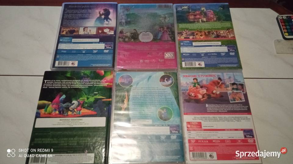 Filmy 6 bajki Disneya wszystko sprzedam Wrocław