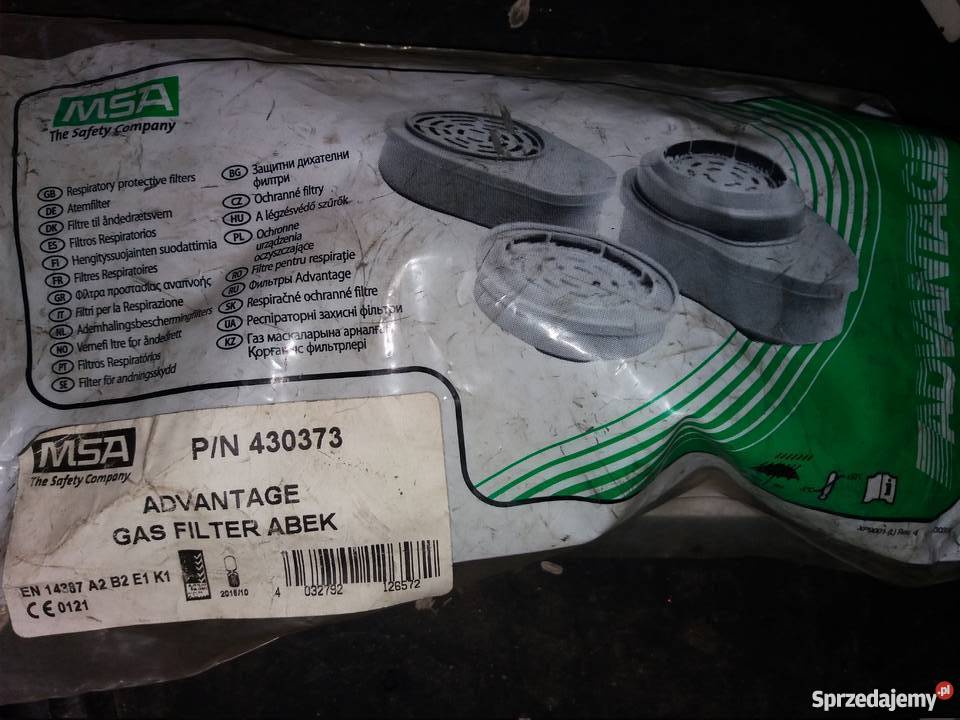 Pochłaniacz ABEK Advantage 201 bagnet 430373 śląskie Rybnik