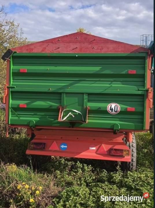 Przyczepa rolnicza jednoosiowa 455 ton Grudziądz