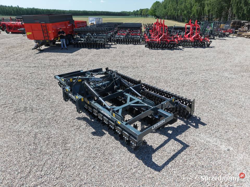 Brona talerzowa 4m Hydrauliczna UNITECH 3m 2500 Mława
