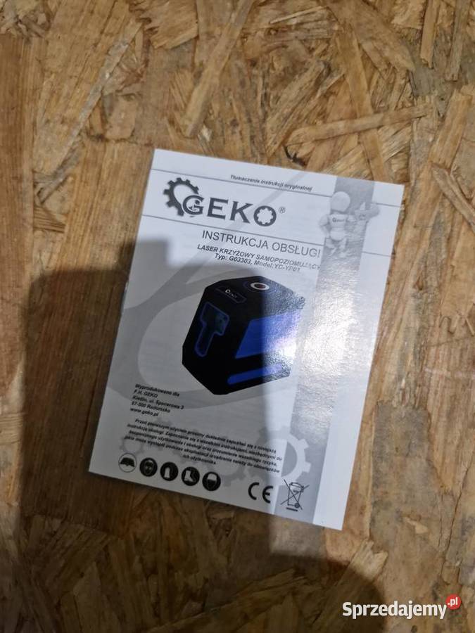Laser krzyżowy samopoziomujący GEKO G03303 Lasery krzyżowe sprzedam
