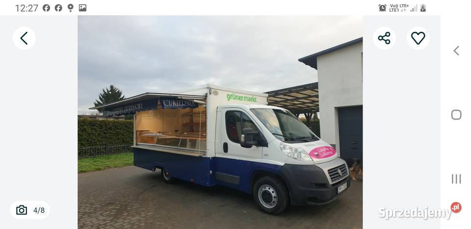 Fiat Ducato autosklep foodtruck katb Gorzów Wielkopolski