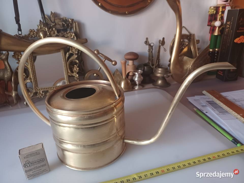 Duża mosiężna konewka 15 l wielkopolskie Poznań