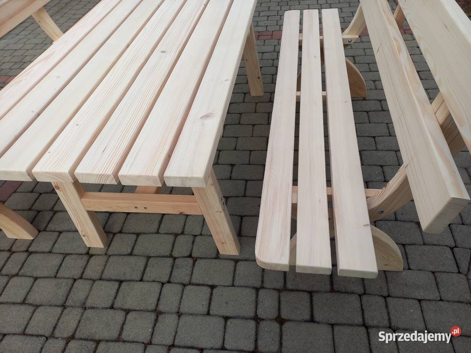 Meble ogrodowe komplet 180 stół ławki
