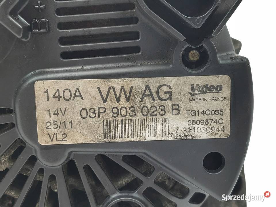 ALTERNATOR VW Polo Seat Ibiza Skoda Roomster 12 Chełm