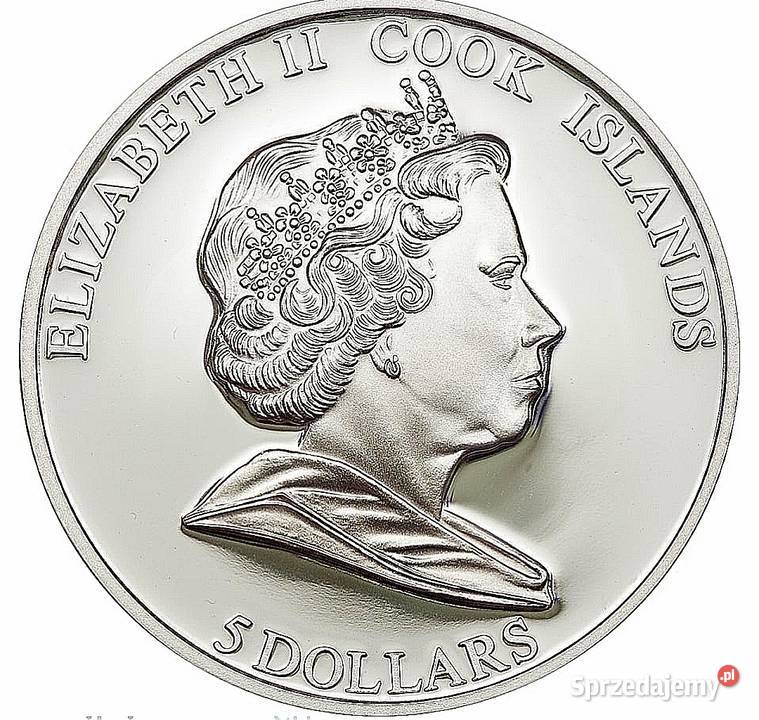 Cook Islands 5 dolars Kwiaty Świata Ełk sprzedam