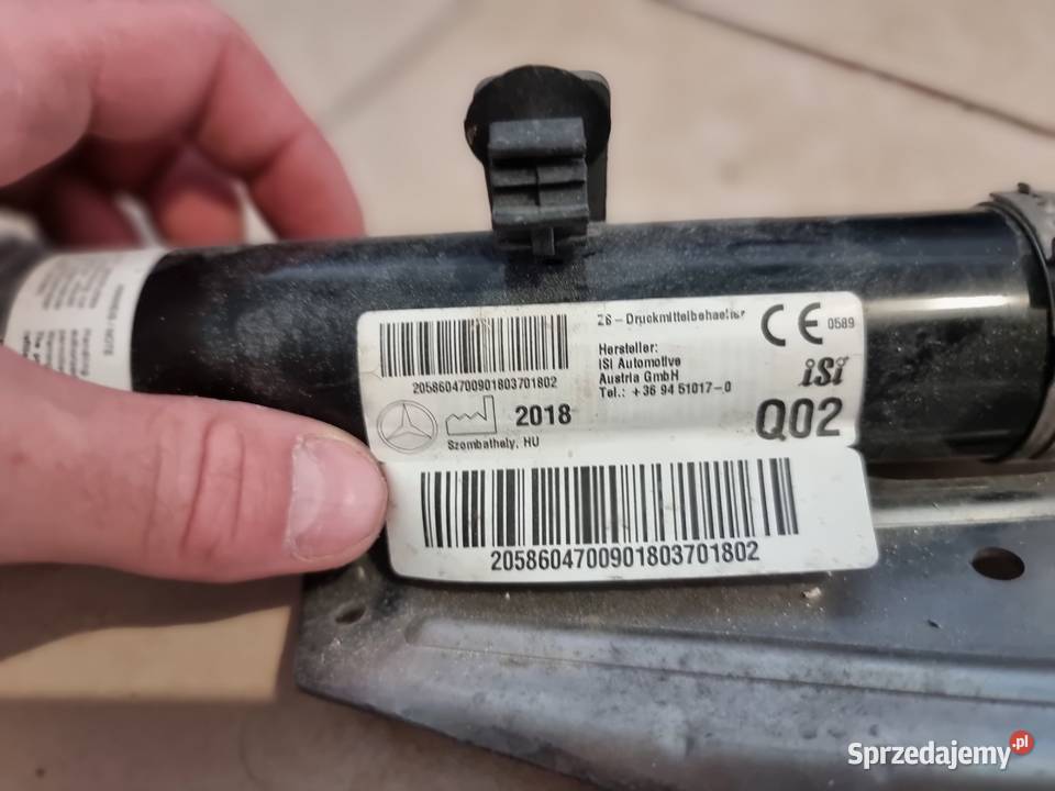 Oryginalna Gaśnicanabój silnika mercedes w213 osobowe łódzkie