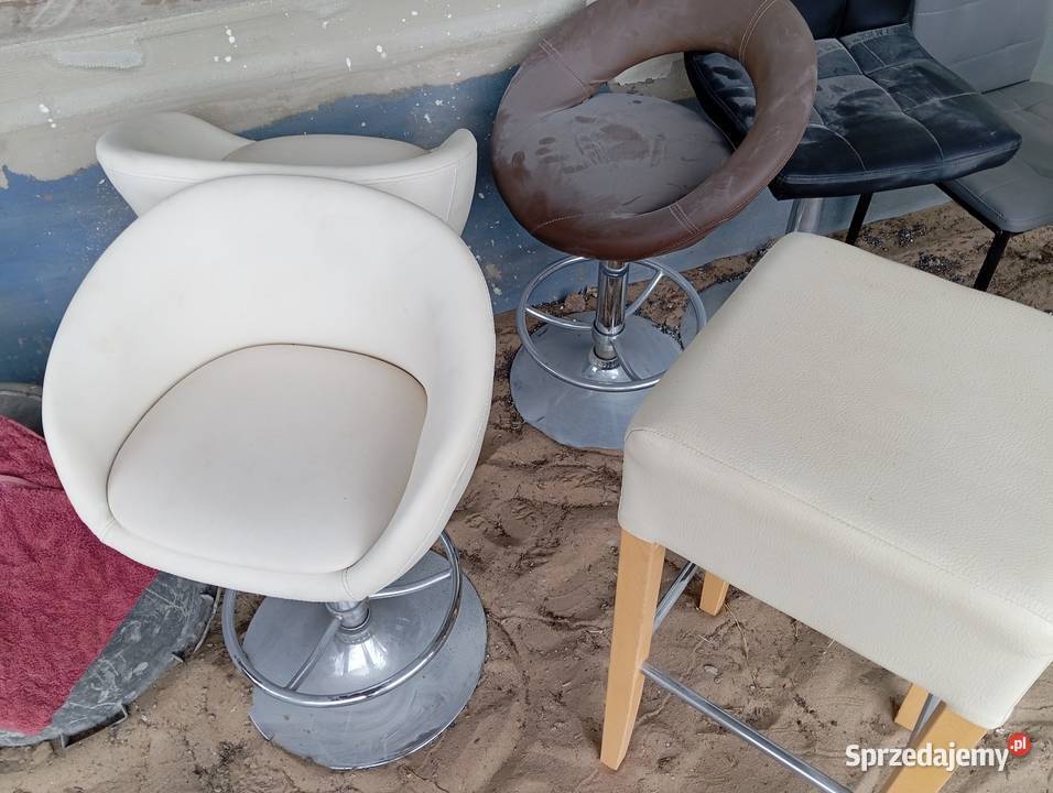 Sprzedam krzesła i hokery Skruda