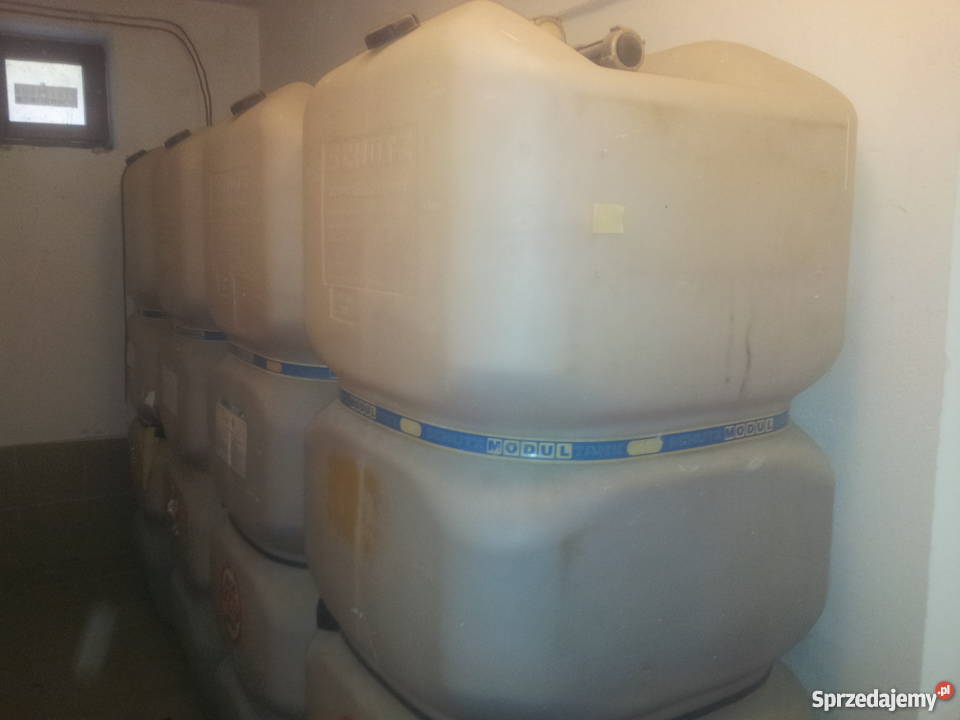 Zbiornik 4 SCHUTZ 1000l Olej opałowy Pozostałe Lipsk