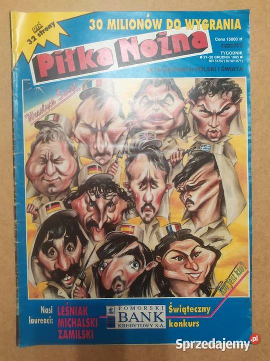 Tygodnik Piłka Nożna rocznik 1993 łódzkie Łódź