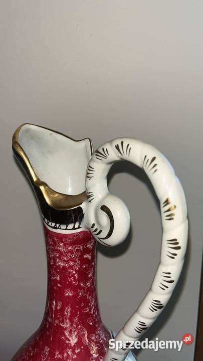 Amfora z ptakiem Wazon Vintage Hubert Bequet Gdańsk sprzedam