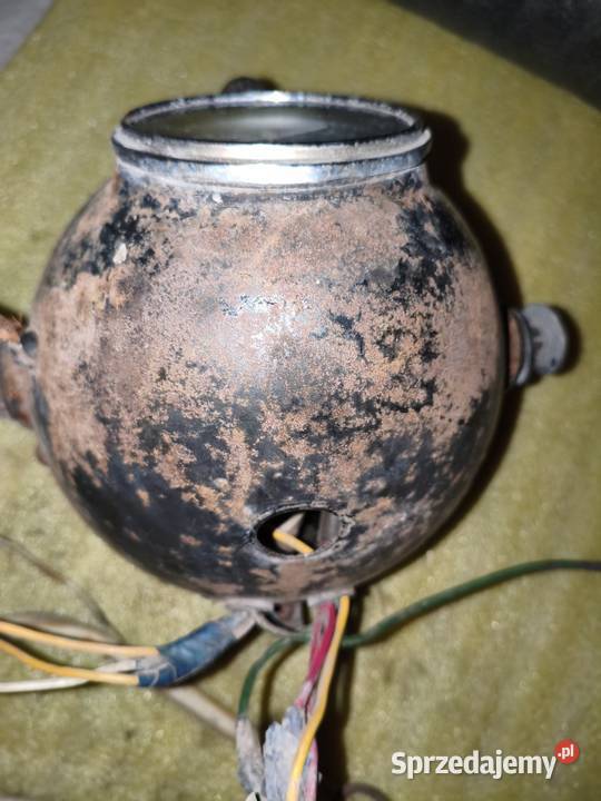 Lampa przednia z instalacją elektryczną M72 Leszno sprzedam